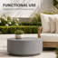 Table basse 36 po Modern Fiberstone-100198732