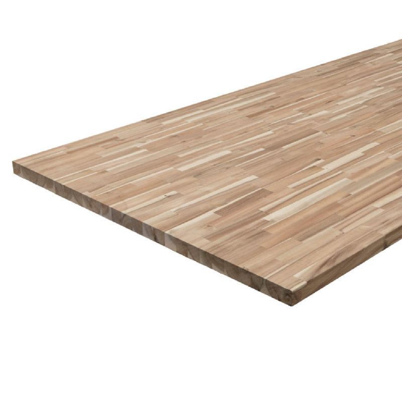 Ebern Designs 6 ft. / 74 in. Butcher Block Island in Unfinished Acacia Wood