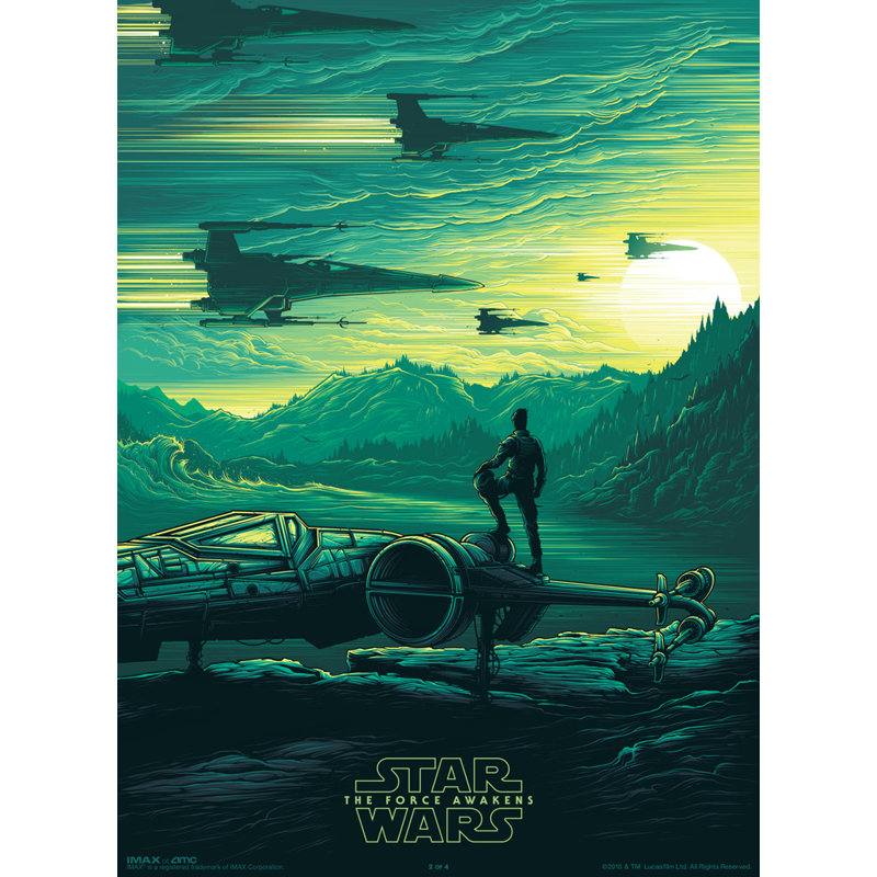 Star Wars The Force Awakens, H 24 po x l 18 po