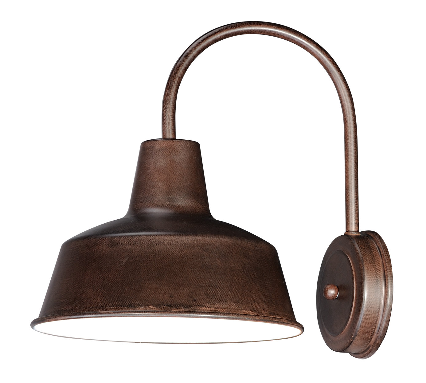 Alexandrina Single Light Bell Outdoor Wall Light, Empire Bronze, 13.25" H x 10.25" W x 13" D