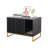 32'' Black Modern Cat Litter Box Enclosure-1288798690