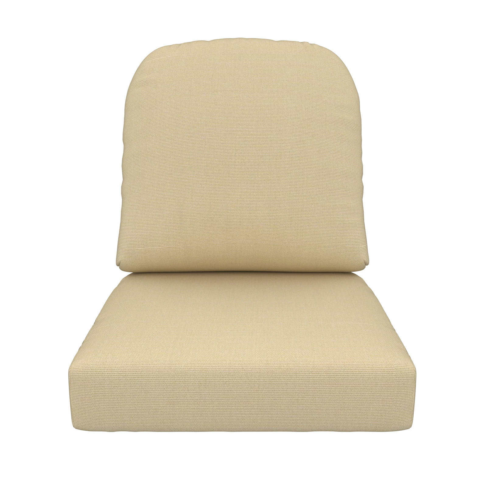 Amala Outdoor Sunbrella® Seat/Back Cushion, Antique Beige Sunbrella® Canvas