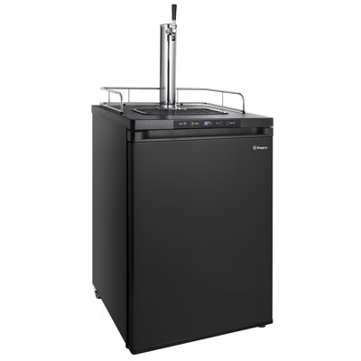 Kegco 24" Wide Homebrew Single Tap Black Digital Kegerator
