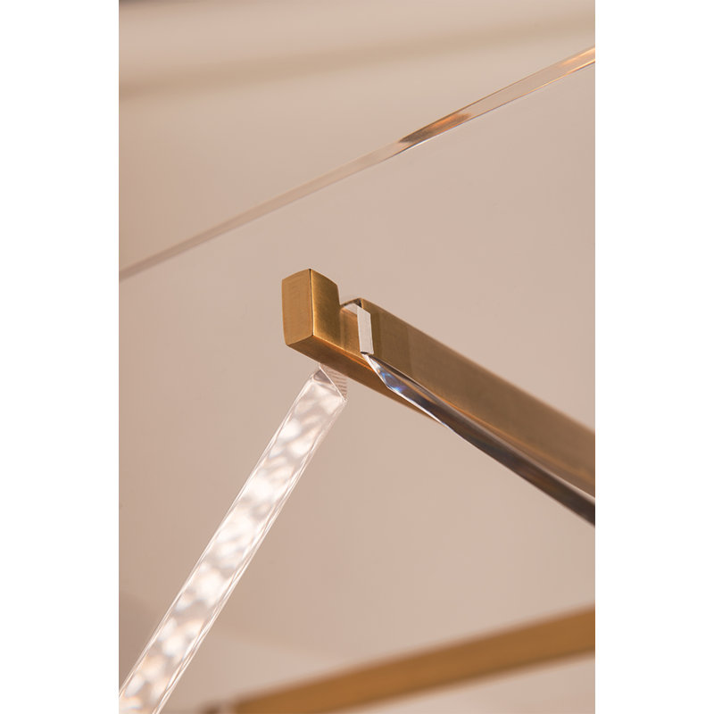 Travis 4 - Light Chandelier, Aged Brass