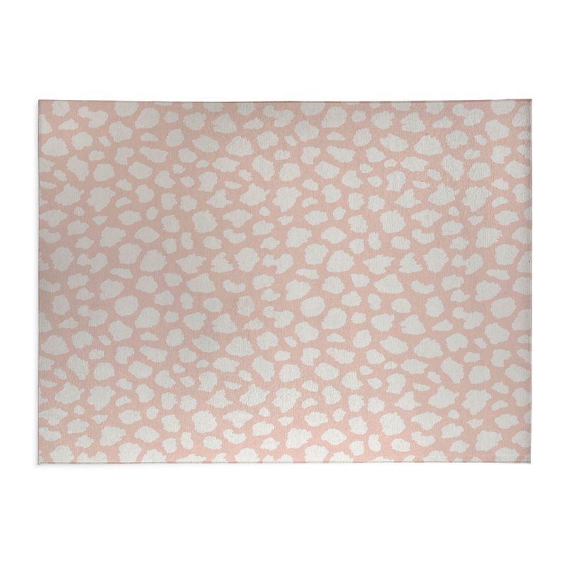 Animal Splat Activity Mat, Rectangle 3' x 5', Pink