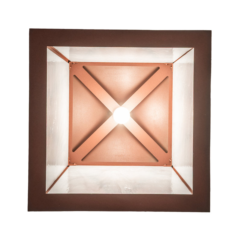 24" Square Tea House Lantern Pendant