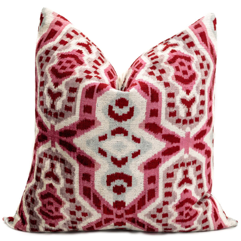 Coussin décoratif en velours