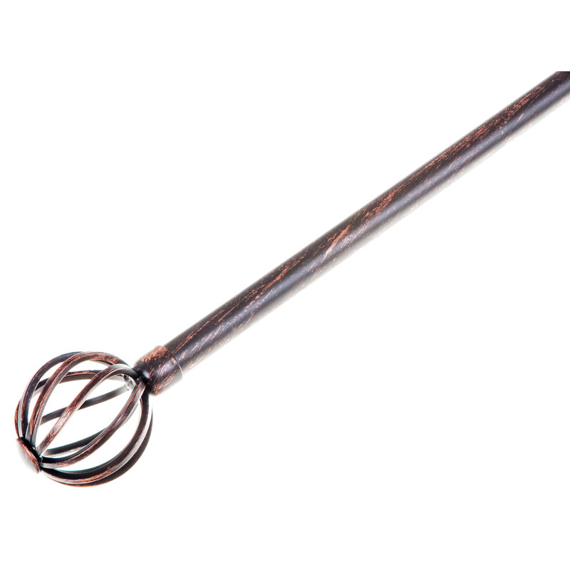 Adjustable Single Curtain Rod, 48" - 84"