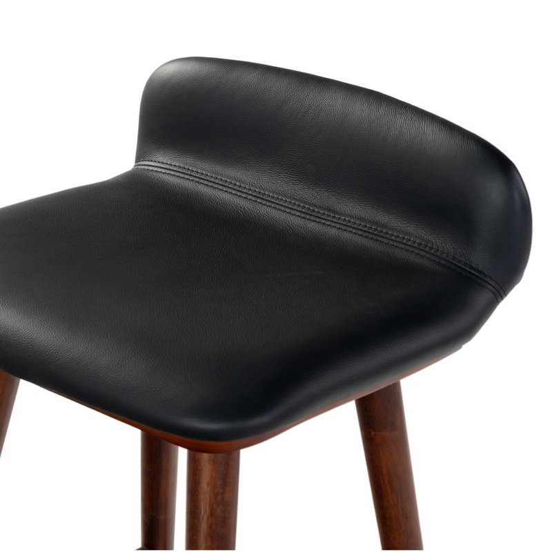 Vanya Barstool, Short Stool - 28", Black