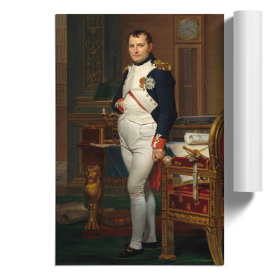 The Emperor Napoleon by Jacques Louis David - Frameless Print