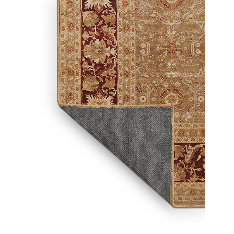 Tapis oriental rouge / beige Kakig, Tapis de couloir 2 pi x 5 pi