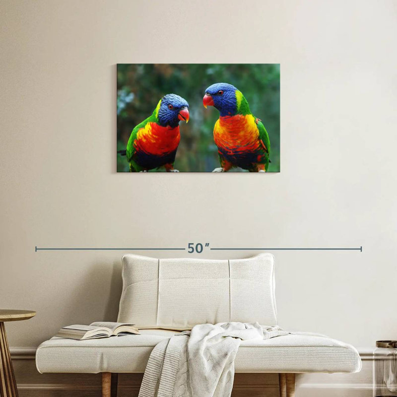 Brampt Lorikeet Buddies, 20" H x 30" W