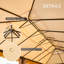 20 Ft. W x 10 Ft. D Metal Canopy-97831688