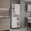 Armoire avec deux portes et plusieurs compartiments de rangement Bryce