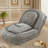 Foldable Lazy Sofa Couch (Brown)-386087310