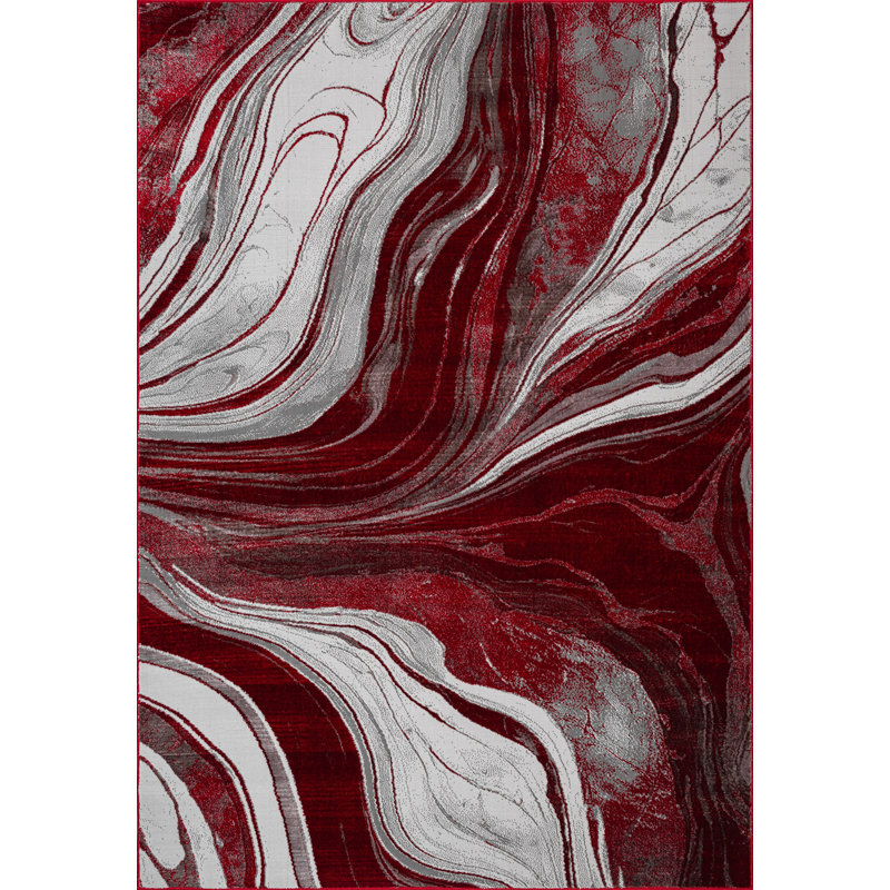 Charona Abstract Flatweave Indoor / Outdoor Area Rug, Rectangle 200 x 290 cm