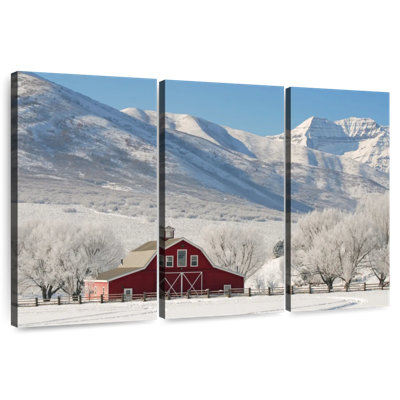 Alvord Barn in Snow