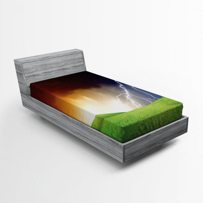 Drap ajusté nature, Simple