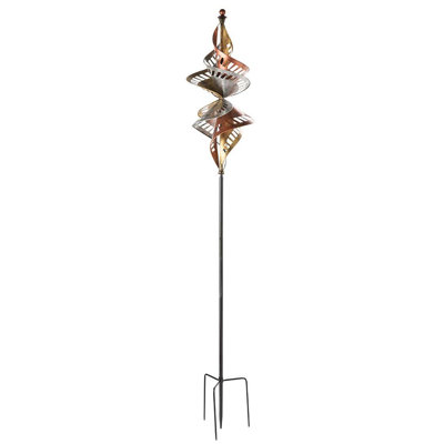 Ventilateur en spirale en métal antique