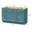 Base de meuble-lavabo simple 51 po seulement-94885732