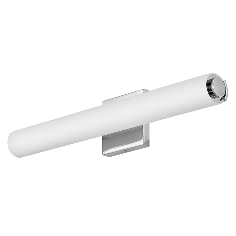 Barre d'éclairage de salle de bain 1 lumière DEL Aryon, Chrome