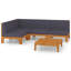 Chaise longue avec coussins 5 pièces Kyles-959994802
