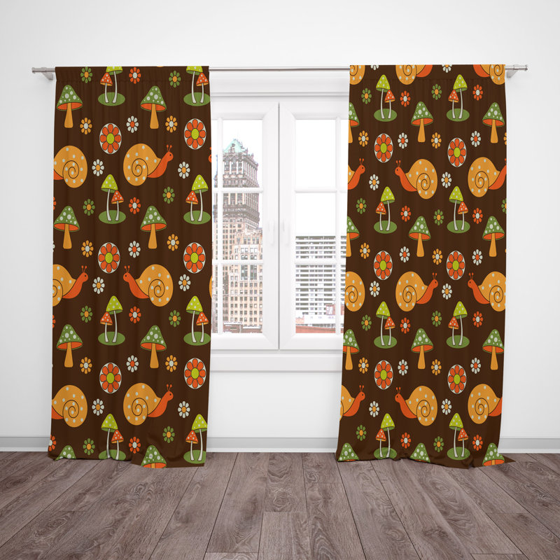 Semi Sheer Curtain Pair, 20" W x 52" L