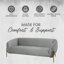 Canapé rembourré en velours Phanor-486286593