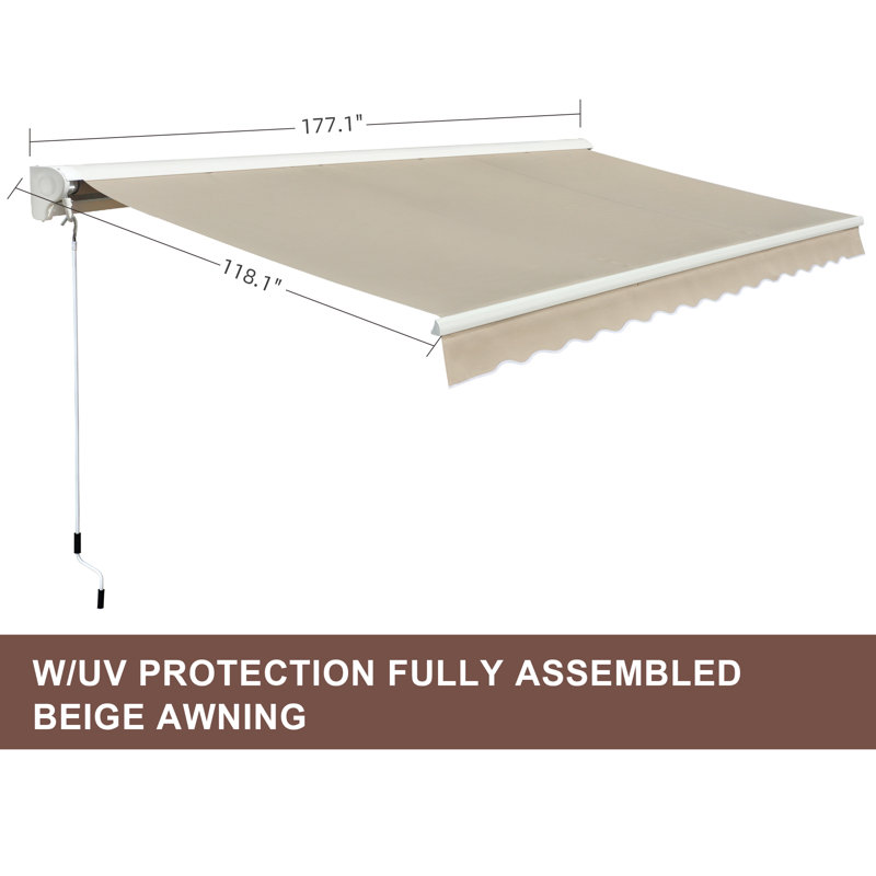 Housse rétractable beige l 180 po x P 120 po Diensweek