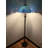 Gammage Floor Lamp Stained Glass Green Leaves Metal Base LED Bulbs Included 16"W*16"D*64"H-1927207716