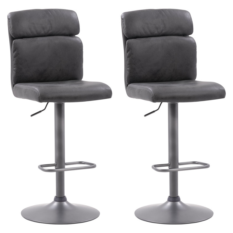 Tabouret pivotant à hauteur réglable, Gris