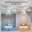 Ventilateur de plafond moderne à pales de 42 po avec lumières DEL et télécommande, moteur à courant continu réversible à 6 vitesses, 3 lumières de couleur, minuterie, pales en bois à double face-336933717-350794967