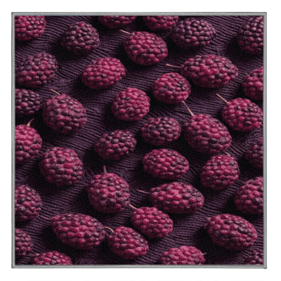  Washable Acai Berry Fruits Area Rug
