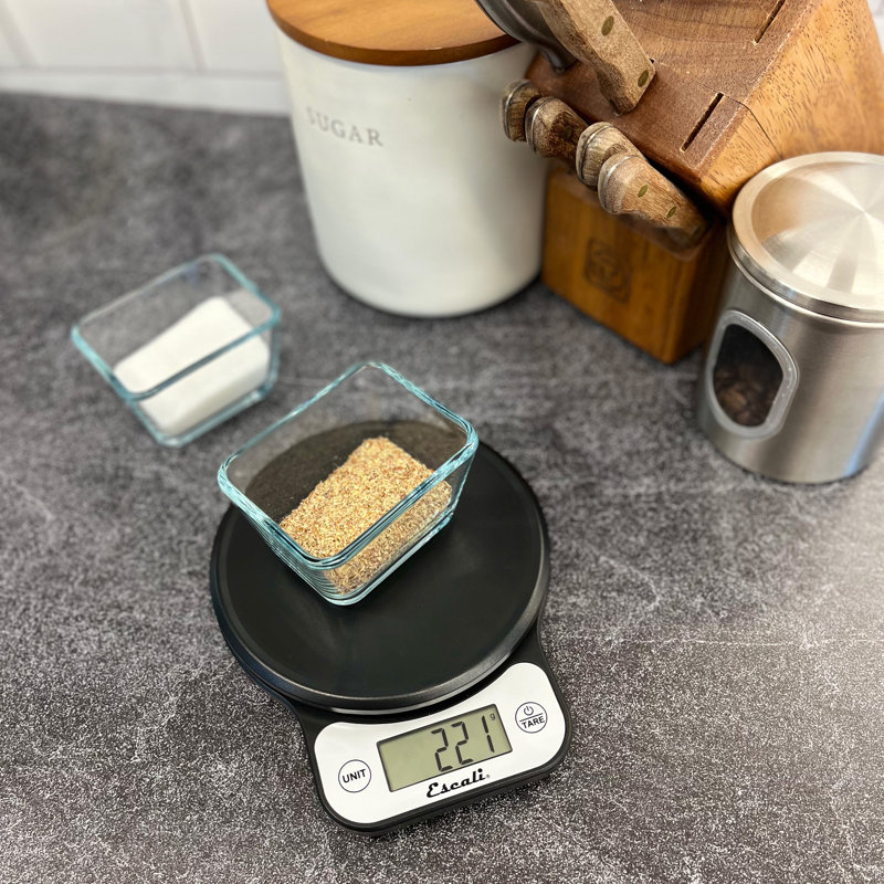 Escali Telero Digital Scale, Black