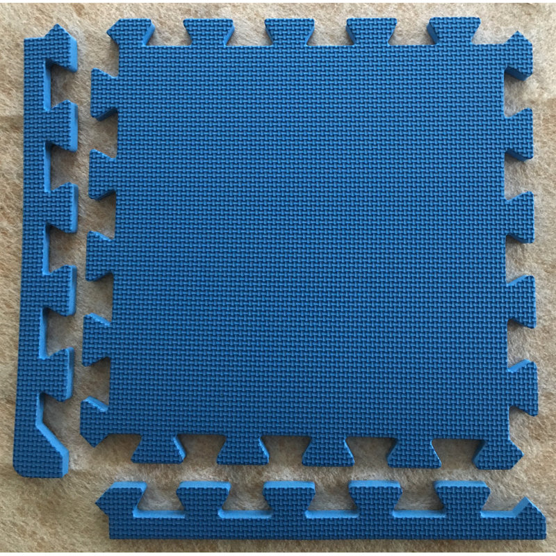 Dakota Fields Plastic Flooring Kit, 1.2cm H x 120cm W x 90cm D