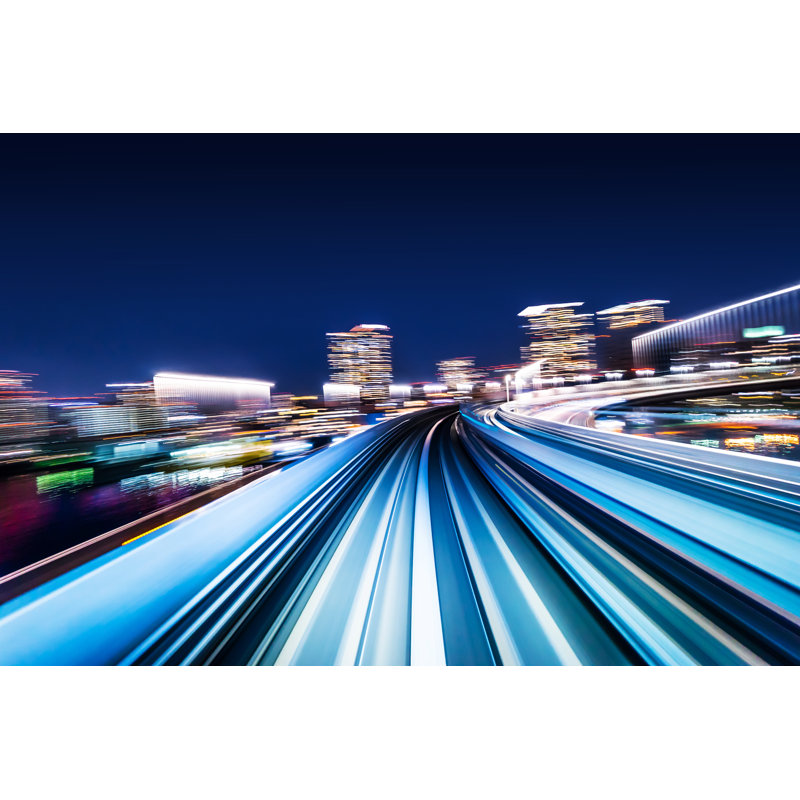 High Speed Abstract by Voyata - Wrapped Canvas Print, 51cm H x 76cm W