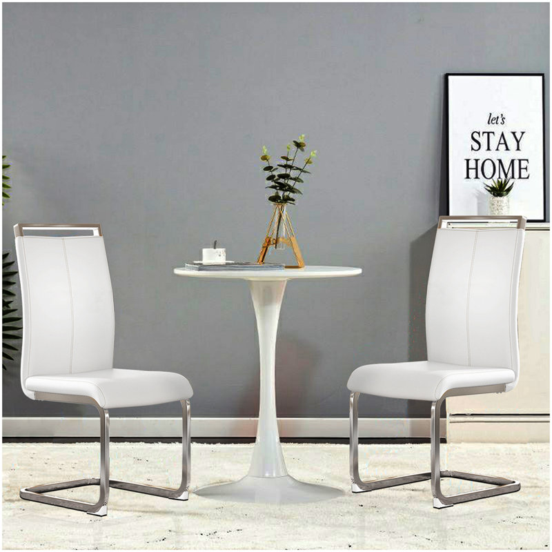 Chaise d'appoint blanche Cenka