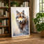 Quiet Wolf In Mist Boho - Print-1391256348-1391256352