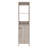 Linen Cabinet Jannes, Two Open Shelves, Single Door-686839229