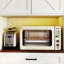 Buffet 71 po Farmry Kitchen Pantry avec armoire, tiroir et support pour micro-ondes