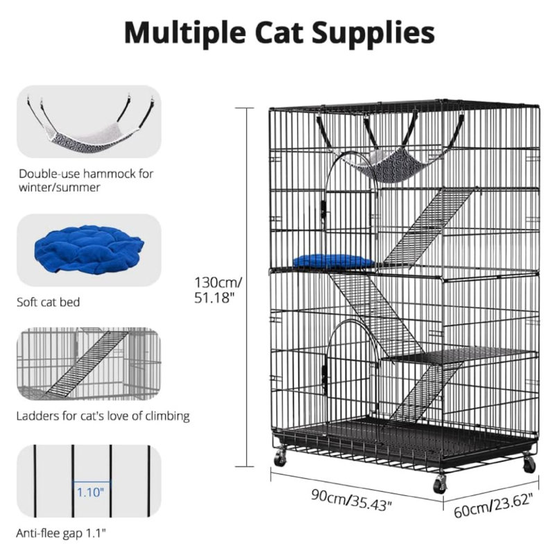 Siegmar Portable Upgraded Cat Cage