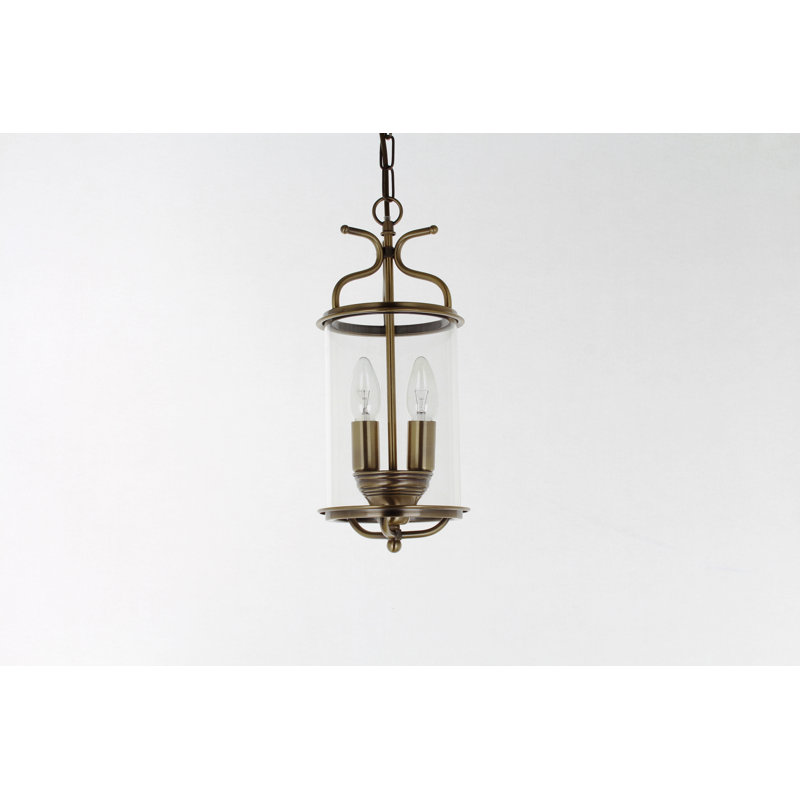 Blumer 2 - Light Lantern Pendant, Antique Brass