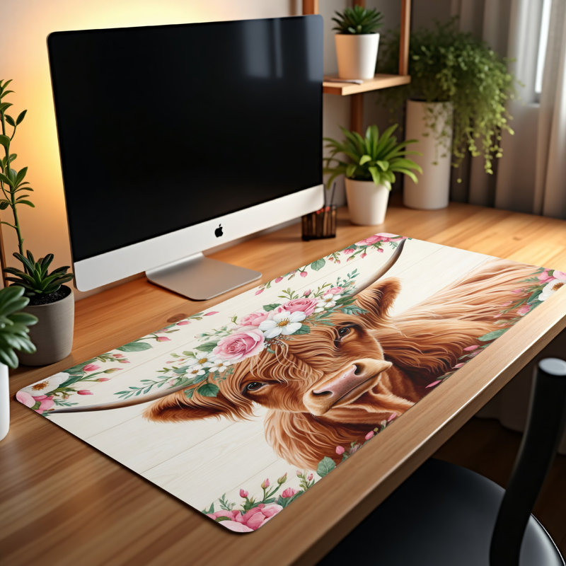 Polyester Desk Pad, 31.5x15.5