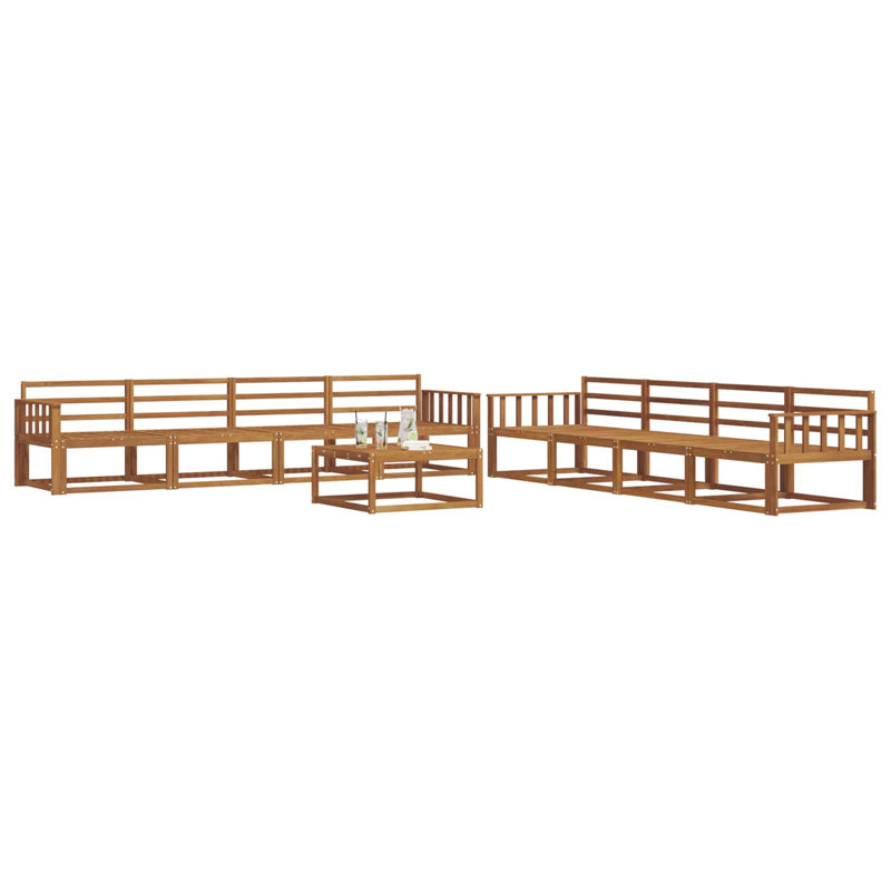 329cm Wide Patio Sectional Set