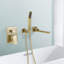 Robinet de baignoire mural en laiton massif 10-2 / 5 "avec douche à main-62884384