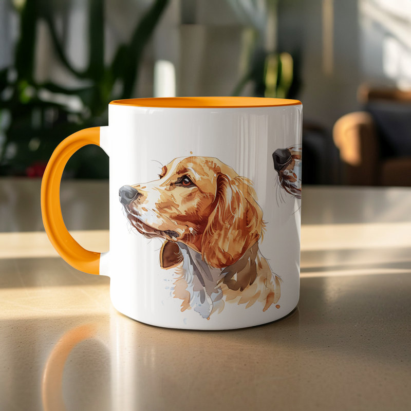 Mug, Orange, 4