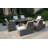 Rectangular 10 - Person Dining Set with Cushions