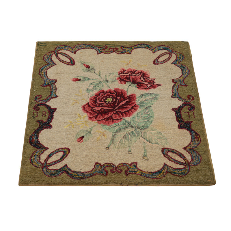 One-of-a-Kind 2’x2’6” Area Rug