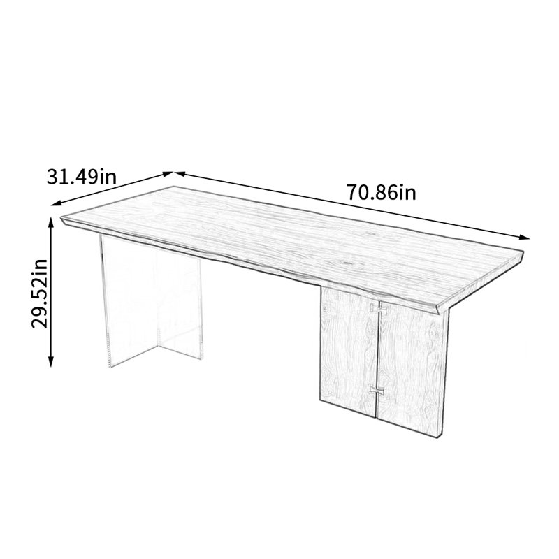 Schock, 29.52"H x 70.86"L x 31.49"W