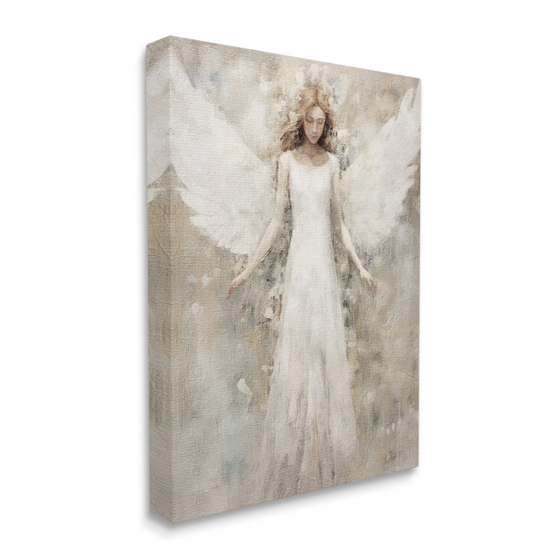 «Soft Soft Abstract Angel» par Riley B, H 30 po x l 24 po x P 1,5 po